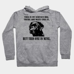 Military Veteran Labrador Service Dog Hoodie